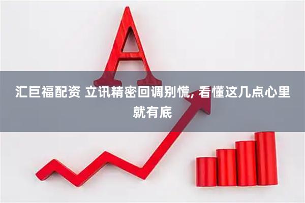 汇巨福配资 立讯精密回调别慌, 看懂这几点心里就有底